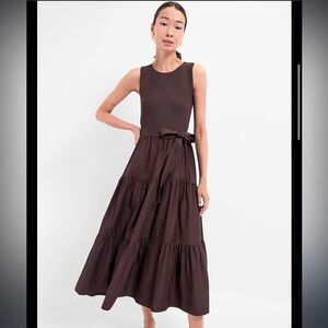 Moon River Sleeveless Brown Maxi Dress, size XS, never worn